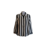 CHEMISE RAYURES VERTICALES BLANCHES ET NOIRES-Photoroom