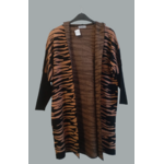 Gilet imprimée zebré marron-Photoroom