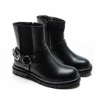 Bottines enfant style motard mater 1
