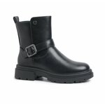Bottines style motard fille avec zip primaire