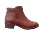 Bottines en cuir chamby MARRON 1-Photoroom