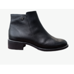Bottines en cuir chamby NOIR  5-Photoroom