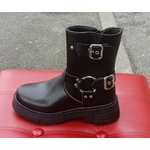 Bottines style motard fille