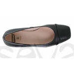 Escarpin en cuir petit talon 2