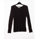 PULL COL V NOIR 2025