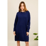 Robe pull bleu 2