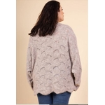 Pull beige grande taille 9