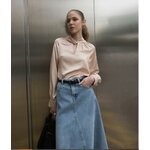 Blouse col noeud