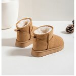 Bottines fourrés camel fille 4