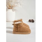 Bottines fourrés camel fille 1