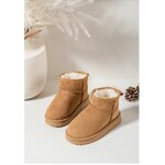 Bottines fourrés camel fille 2