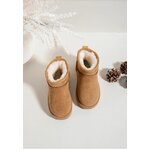 Bottines fourrés camel fille 3