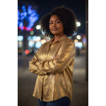 Chemise dorée grande taille 5