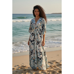 Robe satin boheme