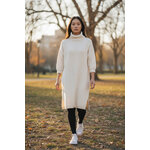 Robe pull épaisse blanche