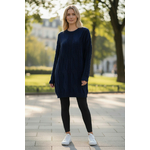 pull bleu torsadé bleu 2