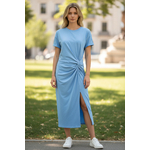 Robe tshirt bleu