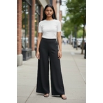 Pantalon large noire