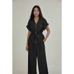 Ensemble Chemisier et pantalon NOIR 1
