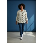 Chemise beige à pois GT