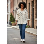 Chemise beige à pois GT 3