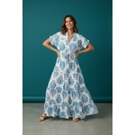 Robe longue effet lin (2)