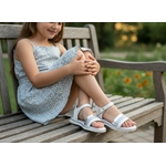 Sandale blanche avec strass 4