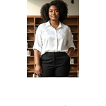 cHEMISE BLANCHE AVEC BRODERIE GRANDE TAILLE 2