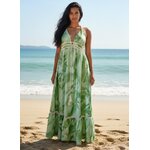 Robe longue verte 3
