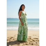 Robe longue verte 5