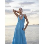 Robe oversize satin avec poche 2