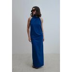 ROBE LONGUE DOS NU BLEU
