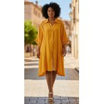 Robe chemise grande taille