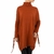 Pull col roulé oversize  marron 5