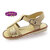 Sandales en cuir enfant camel