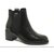 Bottines avec talon avec zip