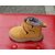 Bottines fourées camel avec sracth et zip
