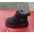 Bottines fourées noire  avec sracth et zip