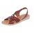 Sandales femme en cuir marron 6jpg