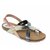 Sandales en cuir semelles  ergonomique blue 5