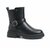 Bottines style motard fille avec zip primaire