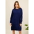 Robe pull bleu 2