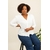 Chemisier blanc avec trass grande taille