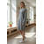 robe pull epaisse bleu clair