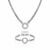 Parure collier et bracelet chaine épaisse en acier inoxydable