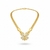 Collier motif trefle acier inoxydable