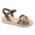 Sandale en cuir bronze ado