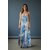 Robe longue satinée