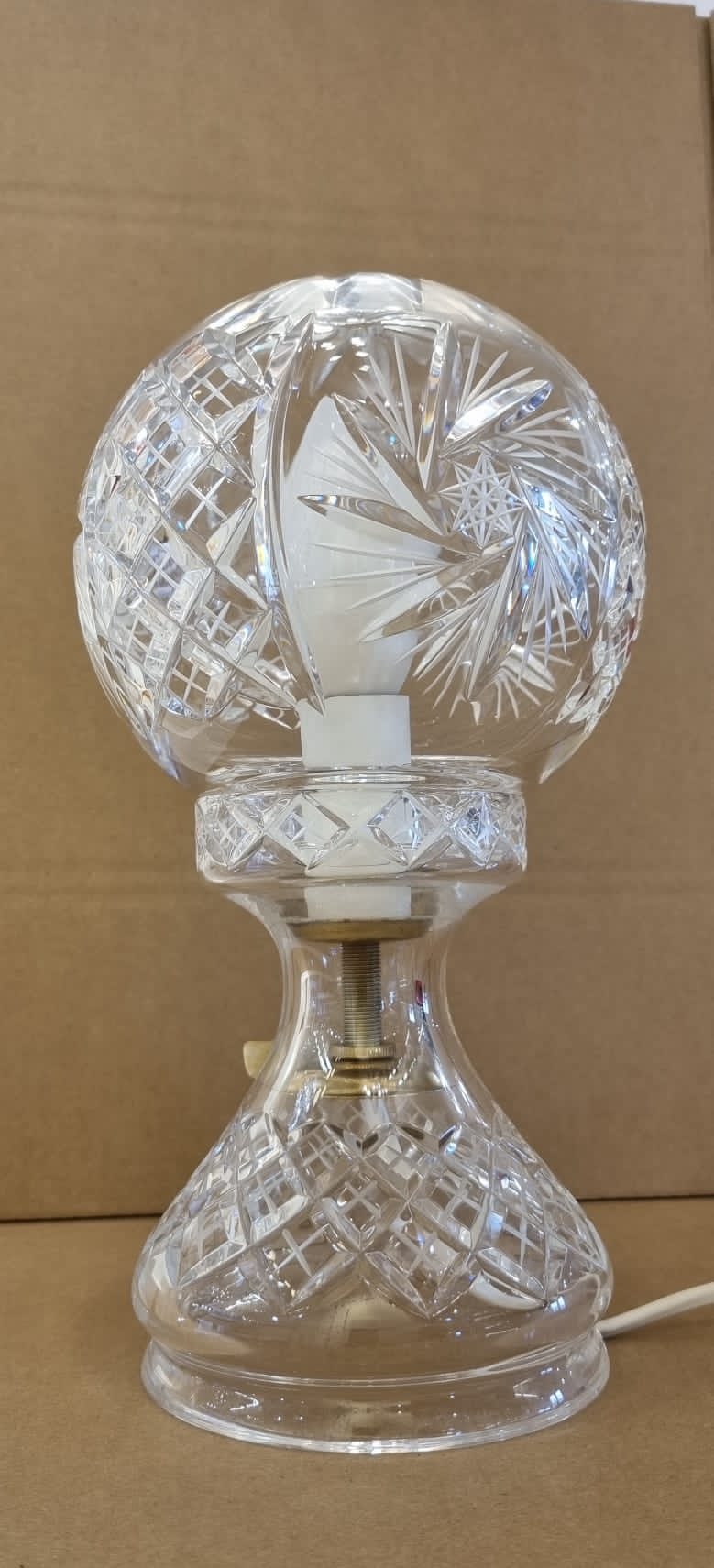 Lampe Boule Cristal Bohème