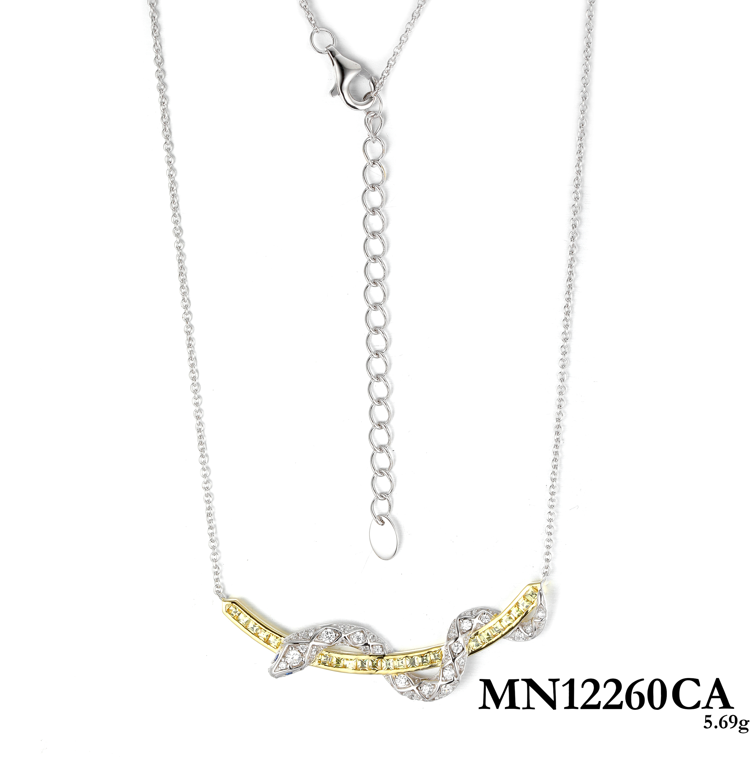 Collier Argent 925 Plaqué Or